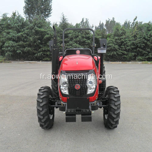 Tracteurs de pelle rétro tractables de 50HP 4WD Trattori Agricoli avec le verger de ferme de chargeur avant